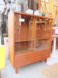 DSCF1169 225x300 Teak Wood Glass Cabinet
